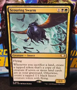 magic the gathering - Scouring Swarm - Creature - Insect - Rare - Flying - Image 1