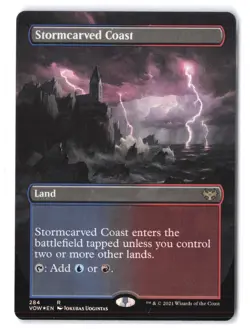 Stormcarved Coast (Borderless) #284 Innistrad: Crimson Vow NM Foil - Image 1