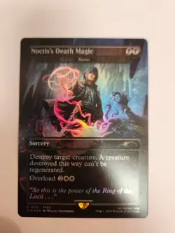 Noctis's Death Magic - Damn (Rainbow Foil) Secret Lair Drop Foil Near Mint MTG - Image 1