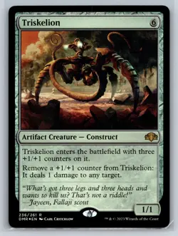 Triskelion Holo R Dominaria Remastered 236 NM - Image 1