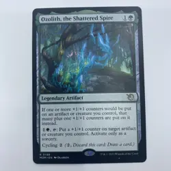 MTG Ozolith the Shattered Spire MOM LP Green Artifact Ramp +1/+1 Counter EDH - Image 1