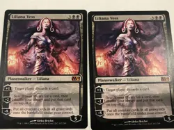 MTG Liliana Vess Planeswalker x4 M10 And M11 Played - Image 2