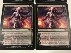 MTG Liliana Vess Planeswalker x4 M10 And M11 Played - Image 3