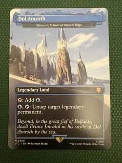 Regular Borderless Dol Amroth Minamo, School At Water’s Edge Magic The Gathering - Image 1
