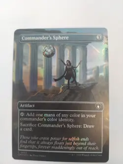 Commander's Sphere (Borderless) Commander Masters Foil - Image 1