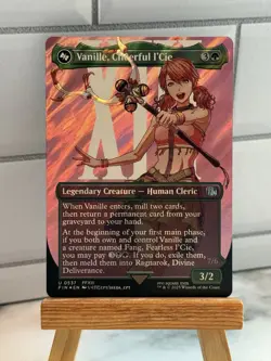 Vanille, Cheerful I'Cie Borderless Surge Foil - Final Fantasy MTG U 0537 - Image 1