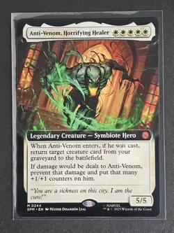 MTG Marvel's Spiderman Anti-Venom, Horrifying Healer Extended Art Non-foil M 244 - Image 1
