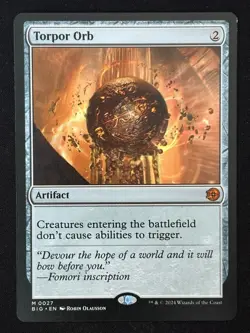 1x MTG Torpor Orb - Outlaws of Thunder Junction: The Big Score (BIG) #27 - Magic - Image 1