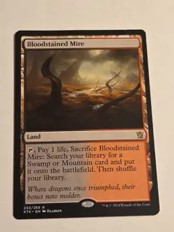 Bloodstained Mire X1 KTK MTG Khans of Tarkir - Image 1