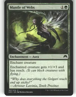 Mantle of Webs - Magic Origins - MTG - Common - #187 - NM - Image 1