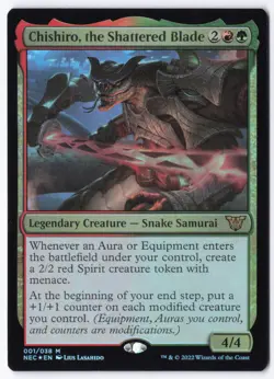 Chishiro, the Shattered Blade M Commander: Kamigawa: Neon Dynasty 1 NM - Image 1