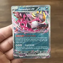 Fezandipity EX 038/064 Double Rare Pokemon TCG Card Shrouded Fable NM - Image 1