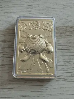 1999 Burger King 23K Gold Pokemon Cards Set - Poliwhirl & Jigglypuff + Pokeballs - Image 3