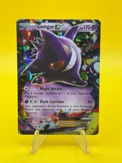 Gengar Ex 34/119 Holo Phantom Forces Pokemon TCG (NM) - Image 1