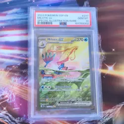 Pokemon Milotic ex Sv08 Surging Sparks Special Illustration Rare Holo PSA 10 - Image 1