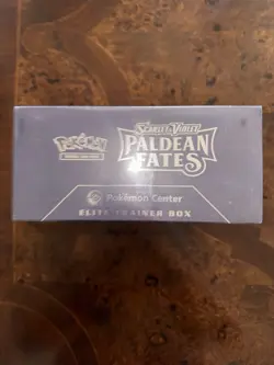 2024 Pokemon Paldean Fates Factory Sealed Pokemon Center ETB Elite Trainer Box - Image 5