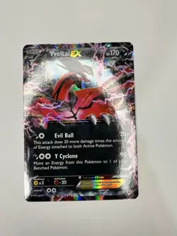 Pokemon Yveltal EX XY08 Ultra Rare Black Star Promo LP - Image 1