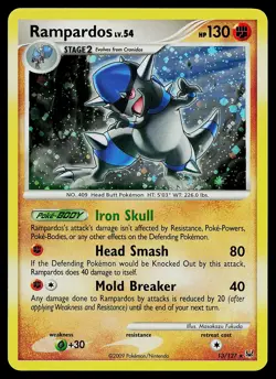 Pokemon Card - Rampardos Platinum 056/096 Holo Rare - Image 1