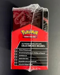 Pokemon TCG Fall 2023 Collectors Chest Lunchbox Tin Charizard 6 Booster Packs - Image 3