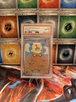 Pokemon TCG Rufflet Illustration Black Bolt 154/086 English - PSA 10!! Gem Mint - Image 1