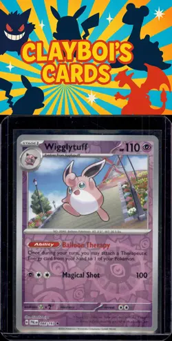 Wigglytuff 084/193 Reverse Holo SV02: Paldea Evolved Pokemon TCG NM+ - Image 1