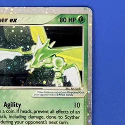 Pokemon TCG Scyther EX 102/109 Ultra Rare Full Holo Ruby & Sapphire - Image 5