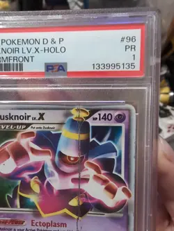 Pokemon TCG Dusknoir Lv.X Stormfront Ultra Rare Holofoil #96 Graded PSA 1 POP 2 - Image 3