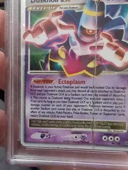 Pokemon TCG Dusknoir Lv.X Stormfront Ultra Rare Holofoil #96 Graded PSA 1 POP 2 - Image 5