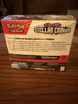 Pokemon Scarlet Violet Stellar Crown Booster Box Brand New Sealed - Image 4