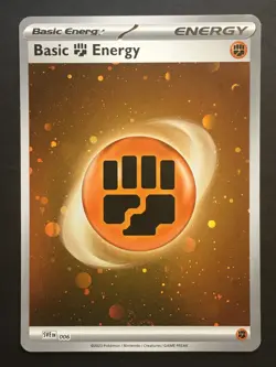 Pokemon TCG Scarlet & Violet 151 HD Cosmo Holo Fighting Energy SVE EN 006 - Image 1