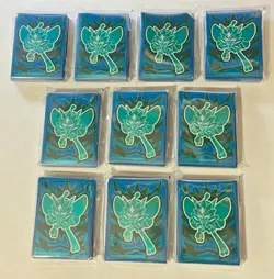 LOT/10 - POKEMON TWILIGHT MASQUERADE OGERPON ETB DECK SLEEVES (65/PK 650 Total) - Image 1