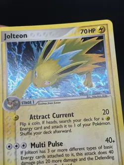 Jolteon Unseen Forces 8/115 Holo Rare - Pokemon TCG LP+ XJ1 - Image 3