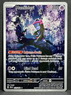 Pokemon TCG Munkidori 072/064 SV Shrouded Fable Illustration LP - Image 1