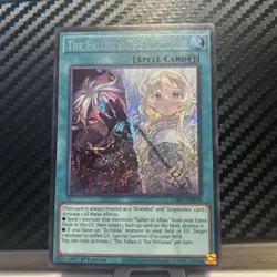 Yugioh The Fallen & The Virtuous CH01-EN019 Secret Rare 1st Ed Near Mint - Image 1