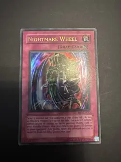 Yugioh! Nightmare Wheel Dr1-En055 Ultra Rare Moderately Played Dark Revelation 1 - Image 1