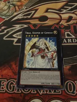 yugioh- Tiras, Keeper Of Genesis BP01 1st Edition Common VLP - Image 1