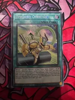 Synchro Overtake DAMA-EN067 Secret Rare NM-M 1st Edition - Image 1