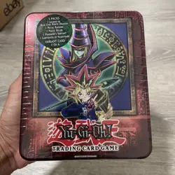 2003 Yugioh Collector Tin, Yugi/Dark Magician, New Sealed - Image 1