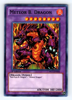 Yugioh Meteor B. Dragon PRC1-EN004 Super Rare - NM 💎 - Image 1