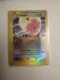 Clefable Expedition 2002 7/165 Reverse Holo Pokemon Card Rare - Image 1