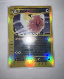 Clefable Expedition 2002 7/165 Reverse Holo Pokemon Card Rare - Image 2
