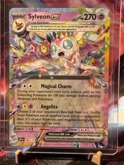 Pokemon TCG Sylveon EX Surging Sparks Double Rare Holo Card 86/191 - Image 1