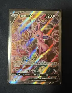 Espeon V Alt Art 180/203 Evolving Skies 2021 Pokemon Card NM English - Image 1