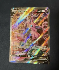 Espeon V Alt Art 180/203 Evolving Skies 2021 Pokemon Card NM English - Image 2