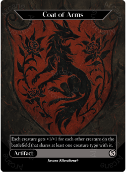 Coat of Arms - Full Art Altered Art Custom Proxy Cards - Image 1