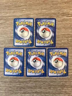 5x Pokemon Cards Wotc Vintage Card Bundle BASE SET (3) - Image 2
