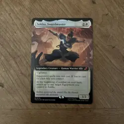 Sokka, Swordmaster Borderless Foil Mythic MTG Card Avatar The Last Airbender - Image 1