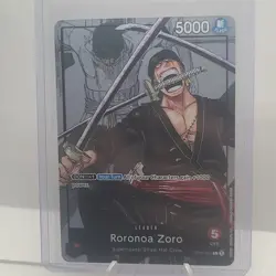 Roronoa Zoro OP01-001 (Alternate Art) 25th Anniversary One Piece Promotion Cards - Image 1