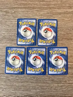 5x Pokemon Cards Wotc Vintage Card Bundle BASE SET (2) - Image 2