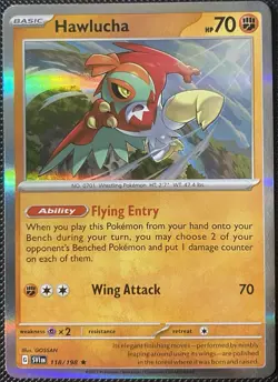 Hawlucha 118/198 SV01: Scarlet & Violet Base Set Holo - Pokemon Card - Image 1